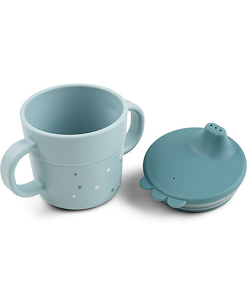 Done By Deer Spout Cup - Happy Dots Blue - 100% Food-Grade PP Cups