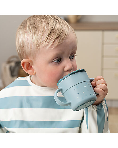Done By Deer Spout Cup - Happy Dots Blue - 100% Food-Grade PP Cups