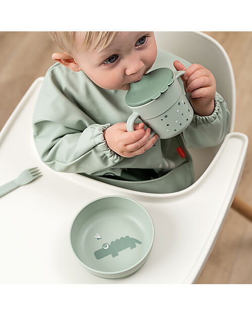 Done By Deer Spout Cup - Happy Dots Green - 100% Food-Grade PP Cups