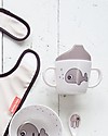 Done By Deer Spout Cup with Handles Sea Friends - Powder - 230 ml Cups