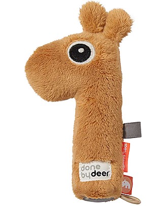 Done By Deer Squeaker Rattle Raffi, Mustard Rattles