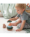 Done By Deer Stacking Tower - Raffi - Colour Mix - in Wood Wooden Stacking Toys