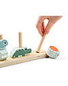 Done By Deer Stacking Toy - Happy Clouds - Wooden Parts - 12m+ Newborn Toys_