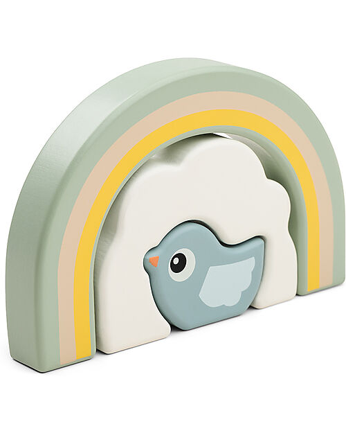 Done By Deer Stacking Tunnel - Birdee - 3 Pcs - 12m+ Wooden Blocks and Construction Sets