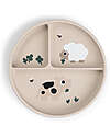 Done By Deer Stick&Stay Compartment Plate - Tiny Farm - Sand Bowls & Plates