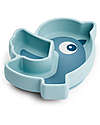 Done By Deer Stick&Stay Snack Plate - Silicone - Birdee -Blue Bowls & Plates