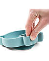 Done By Deer Stick&Stay Snack Plate - Silicone - Birdee -Blue Bowls & Plates