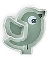 Done By Deer Stick&Stay Snack Plate - Silicone - Birdee - Green Bowls & Plates