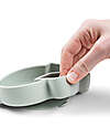 Done By Deer Stick&Stay Snack Plate - Silicone - Birdee - Green Bowls & Plates