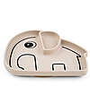 Done By Deer Stick&Stay Snack Plate - Silicone - Elphee- Sand Bowls & Plates