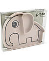 Done By Deer Stick&Stay Snack Plate - Silicone - Elphee- Sand Bowls & Plates