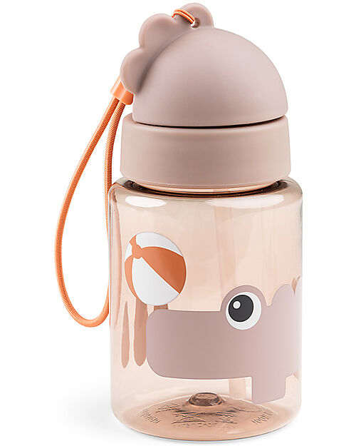 Done By Deer Straw Bottle - Croco - Powder - Non-Spill - Dishwasher Safe Non-Thermal Water Bottles