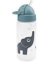Done By Deer Straw Bottle - Elphee - Blue - Non-Spill - Dishwasher Safe Non-Thermal Water Bottles