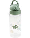 Done By Deer Straw Bottle - Happy Clouds - Green - Non-Spill - Dishwasher Safe Non-Thermal Water Bottles