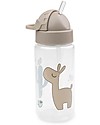 Done By Deer Straw Bottle - Lalee - Sand - Non-Spill - Dishwasher Safe Non-Thermal Water Bottles