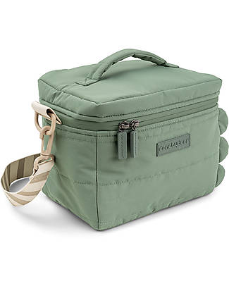 Done By Deer Thermal Bag - Quilted - Croco - Green - 23 x 18 x 15 cm Thermal Containers
