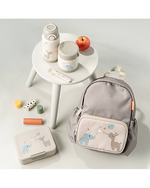 Done By Deer Thermal Lunch Bag - Celebration - Sand Thermal Containers