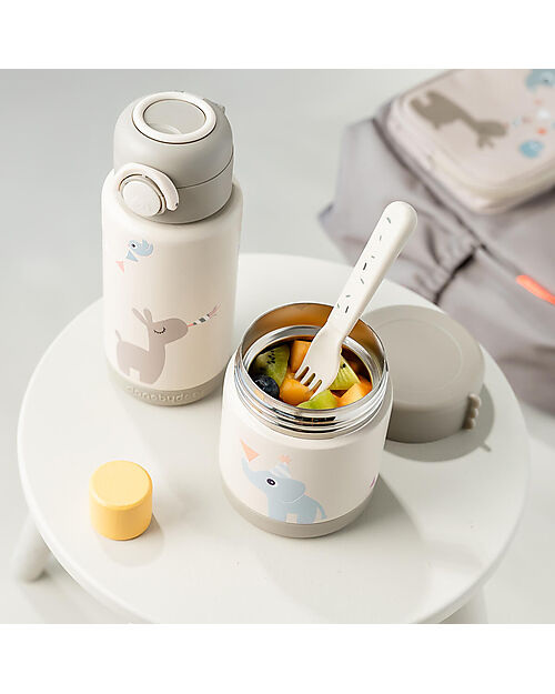 Done By Deer Thermal Lunch Bag - Celebration - Sand Thermal Containers