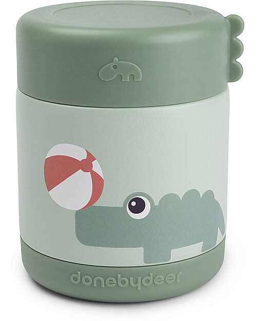 Done By Deer Thermal Lunch Bag - Playground - Green Thermal Containers