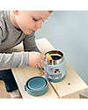 Done By Deer Thermal Lunch Bag - Tiny Farm - Blue Thermal Containers