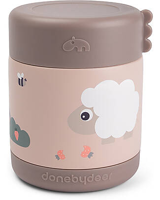 Done By Deer Thermal Lunch Bag - Tiny Farm - Powder Thermal Containers