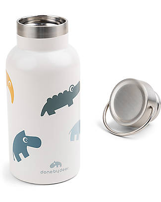 Done By Deer Thermo Metal Bottle 350 ml - Deer Friends Colour Mix Thermos Bottles