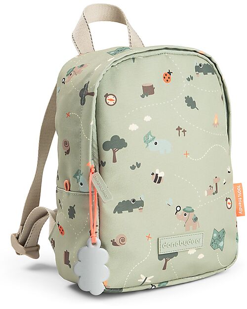 Done By Deer Tiny Backpack - Tiny Trails - Green - 4 L Kindergarten Backpacks