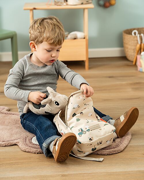 Done By Deer Tiny Backpack - Tiny Trails - Sand - 4 L Kindergarten Backpacks