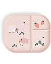 Done By Deer Tiny Farm Compartment Plate - Powder - 100% Food-Grade PP Bowls & Plates