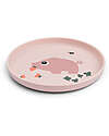 Done By Deer Tiny Farm Plate - Powder - AntiSlip Base Bowls & Plates