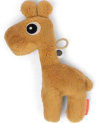 Done By Deer Tiny Sensory Rattle Raffi - Mustard Soft Toys