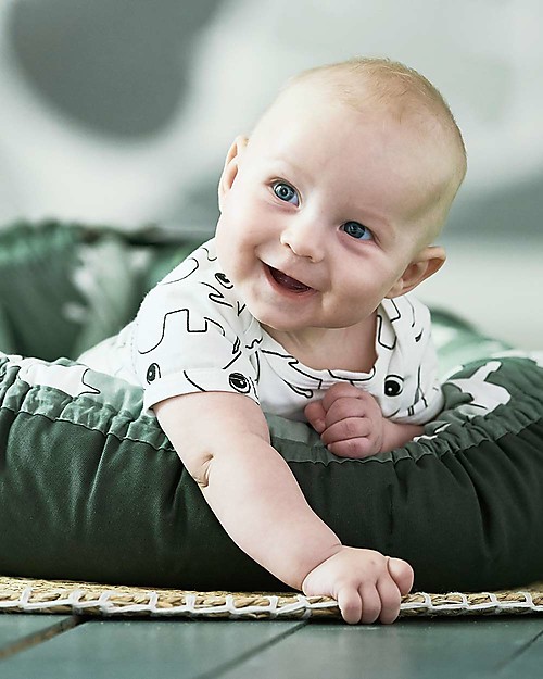 Done by Deer Tiny Tropics Cozy Nest Tiny Tropics - Cotton - Suitable from Birth Baby Nest