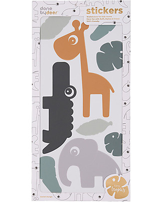 Done by Deer Tiny Tropics Wall Stickers Tiny Tropics - PVC Free Wall Stickers
