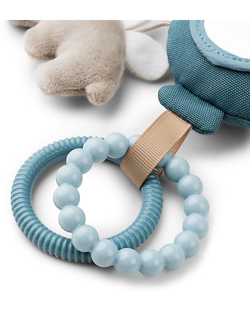 Done By Deer To Go Activity Mirror - Happy Clouds - Blue - 0+ Newborn Toys_