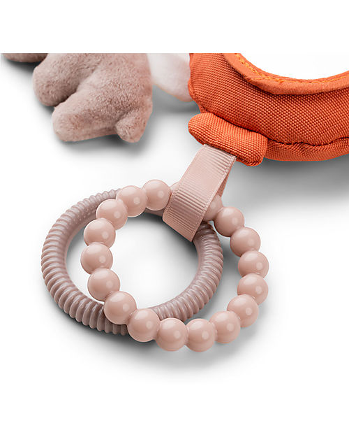 Done By Deer To Go Activity Mirror - Happy Clouds - Papaya - 0+ Newborn Toys_