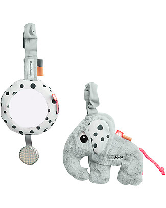 Done By Deer To Go Activity Set, Grey - Suitable from Birth Baby Gym