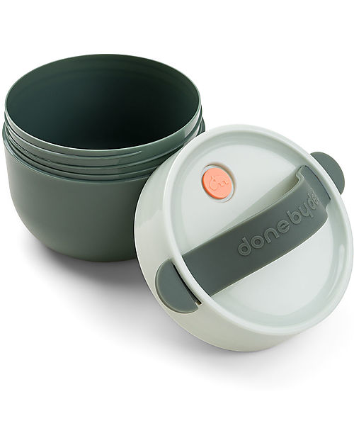 Done By Deer To Go Lunch Bowl - Green - 11 X 10 cm Snack Boxes