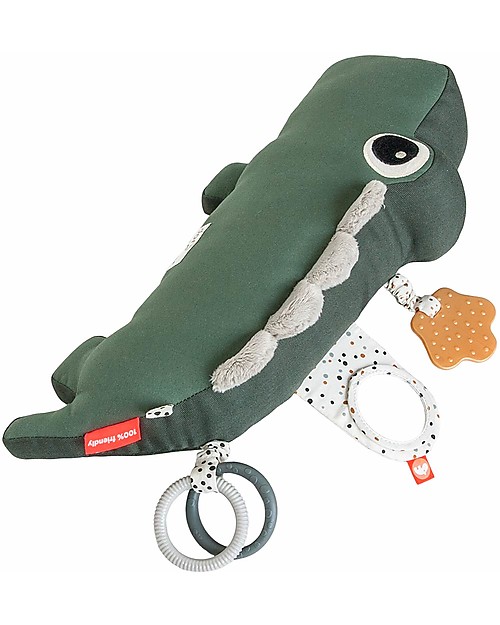 Done By Deer Tummy Time Activity Toy Croco - Green - 0+ Newborn Toys_