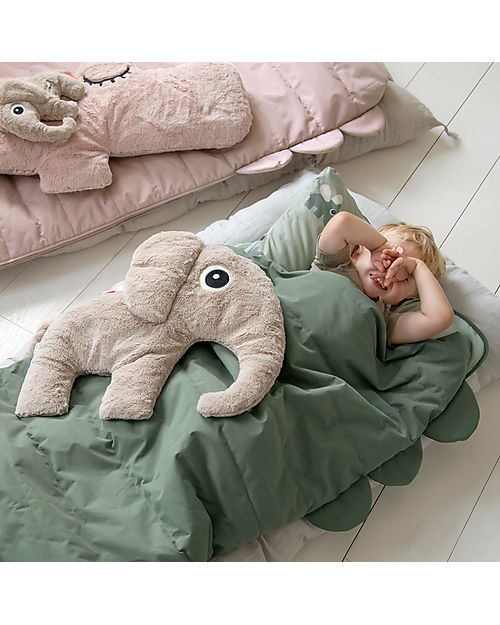 Done By Deer Universal Sleeping Bag - Quilted - Croco - Green - 130 x 70cm Sleeping Bags