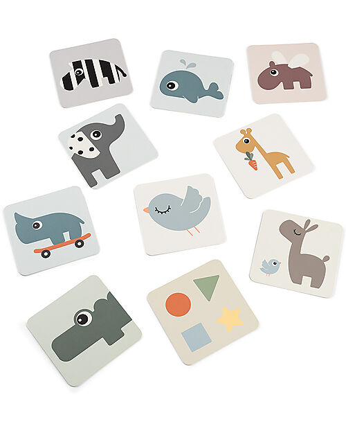 Done By Deer Visual Stimulation Contrast Card - Deer Friends - 0+ Newborn Toys_