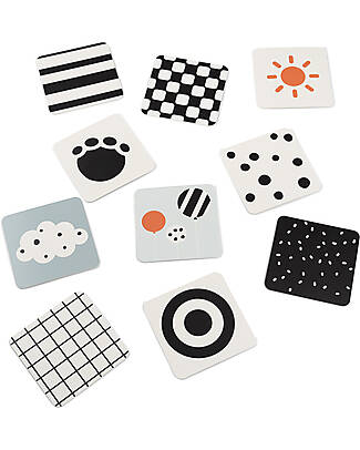 Done By Deer Visual Stimulation Contrast Card - Deer Friends - 0+ Newborn Toys_