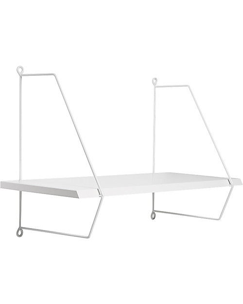 Done By Deer Wall Shelf, White Shelves