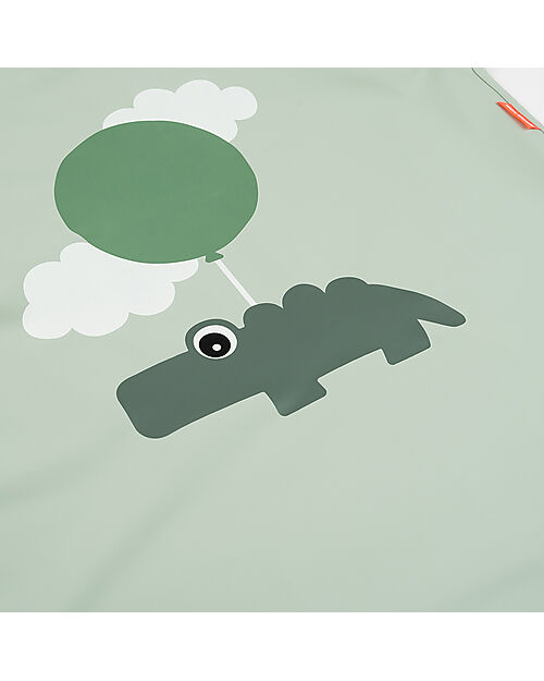 Done By Deer Waterproof Apron with Elastic Neck - Green - Happy Clouds Pretend Play