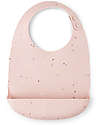Done By Deer Waterproof Bib - Confetti - Powder - Food Grade Silicone - with Pocket Waterproof Bibs