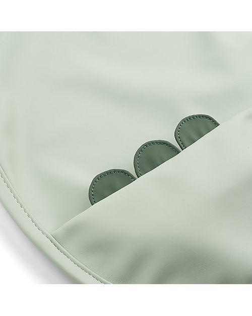 Done By Deer Waterproof Bib - Green - with Pocket! Waterproof Bibs