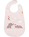 Done By Deer Waterproof Bib - Velcro Closure - Powder - with Pocket Waterproof Bibs