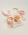 Done By Deer Waterproof Bib with Pocket - Tiny Farm - Powder - 100% Silicone Waterproof Bibs