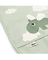 Done By Deer Waterproof Gag with Pocket - Happy Clouds - Green - OEKO-TEX Certified Waterproof Bibs