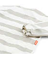 Done By Deer Waterproof Sleeved Bib with Pocket - Stripes - Sand - Oeko-Tex Certified Burpy Bibs