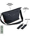 Done By Deer Waterproof Stroller Bag - Black - Hooks Included Organize and Bags